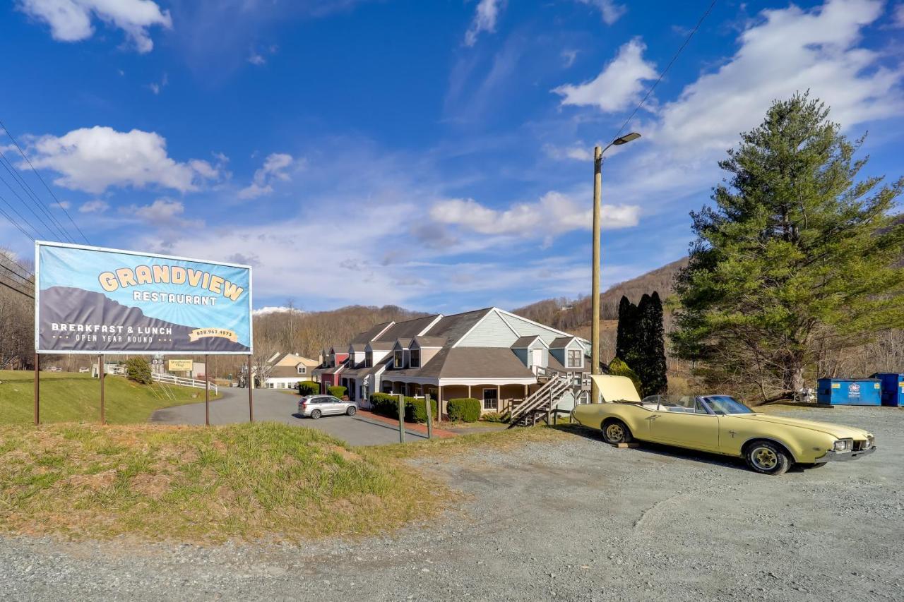 Cozy Banner Elk Condo With Fireplace And Lookout Deck! Exterior foto
